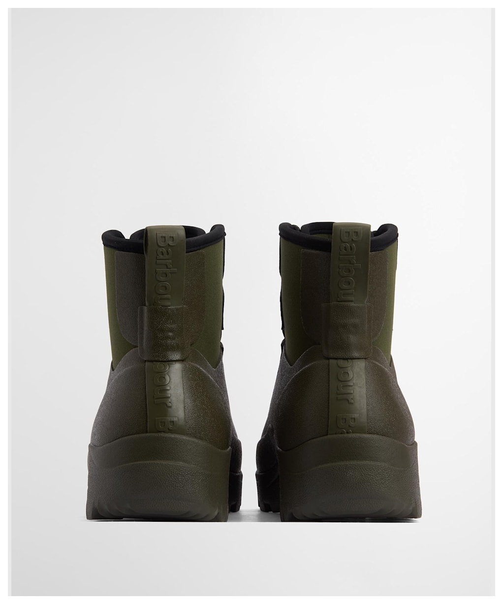 Men's Barbour Marlow Lace Up Welly - Olive