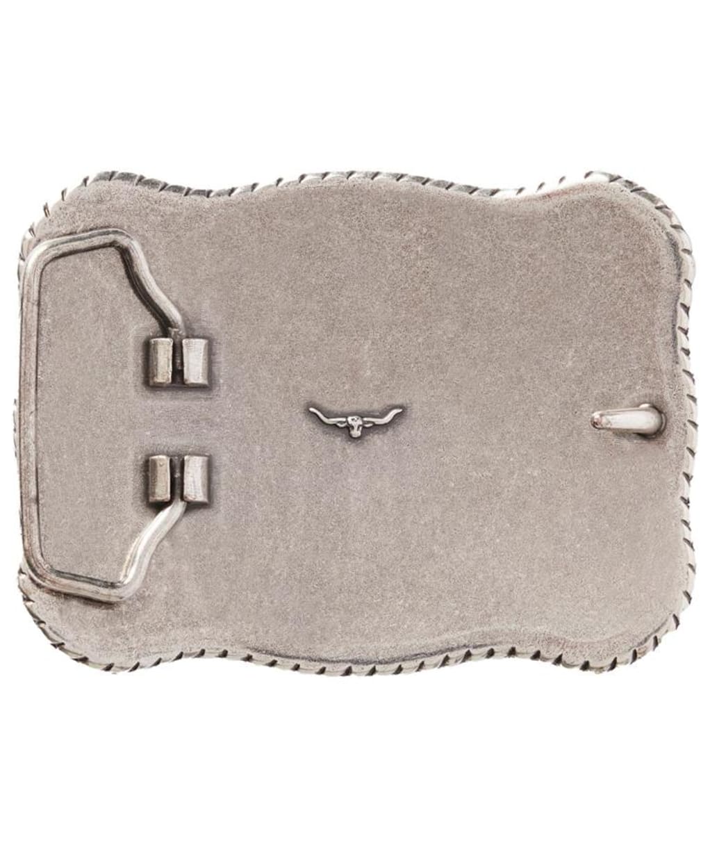 R.M. Williams Cloudbuster Trophy Belt Buckle - Antique Silver