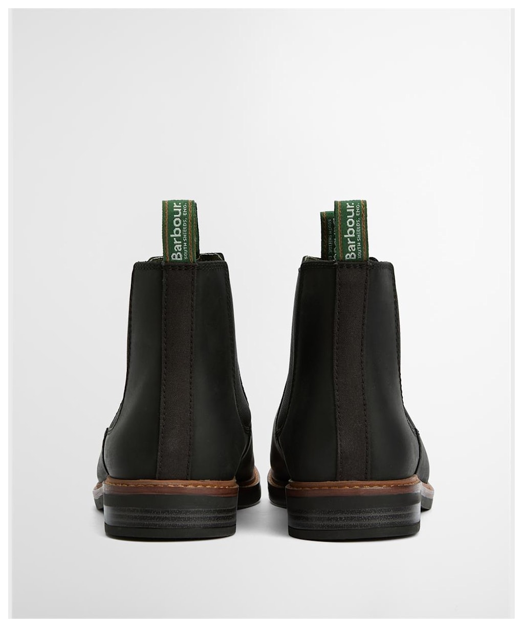 Men's Barbour Farsley Chelsea Boots - Black Nubuck