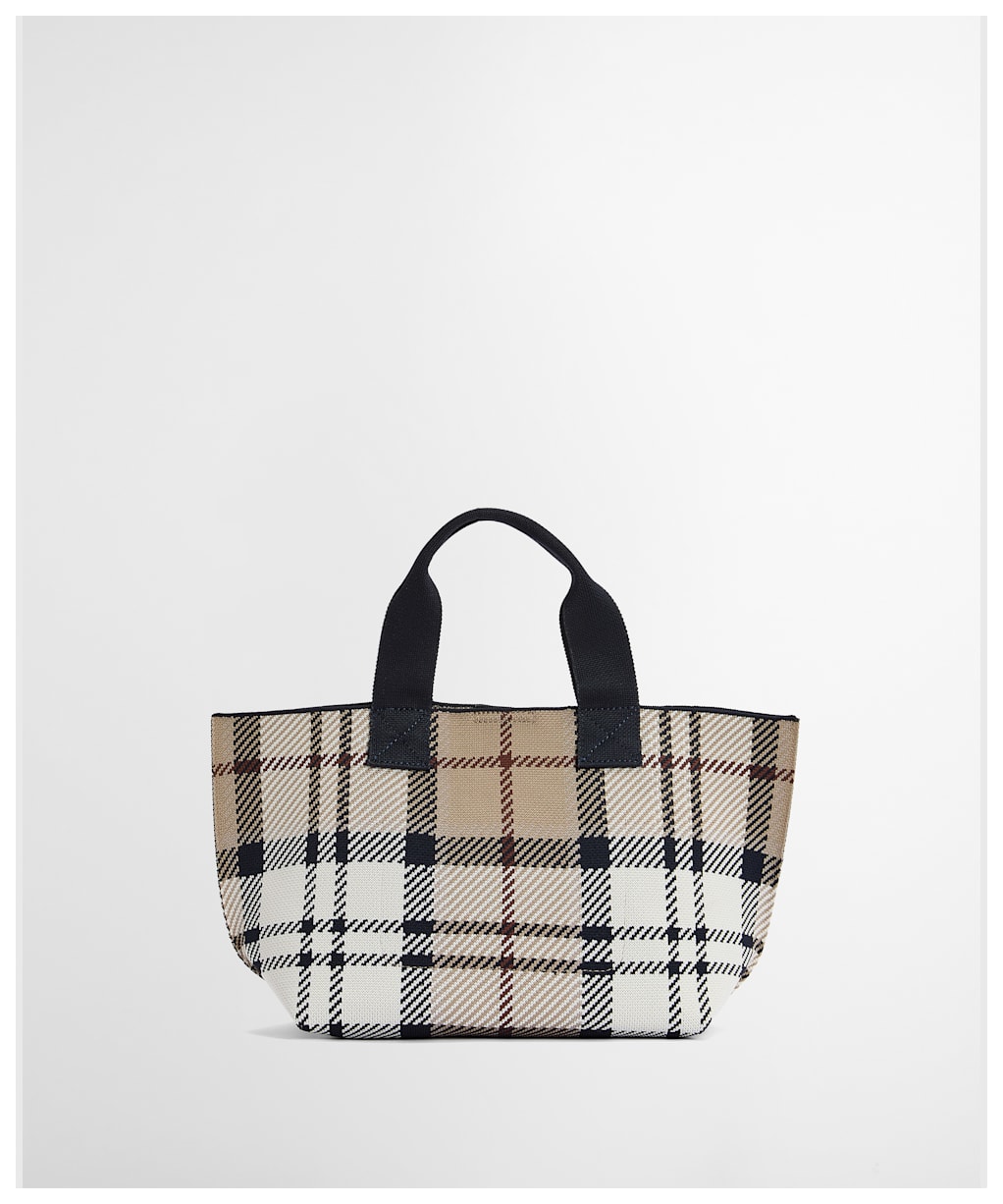 Women's Barbour Layla Tartan Mini Tote Bag - Rosewood Tartan