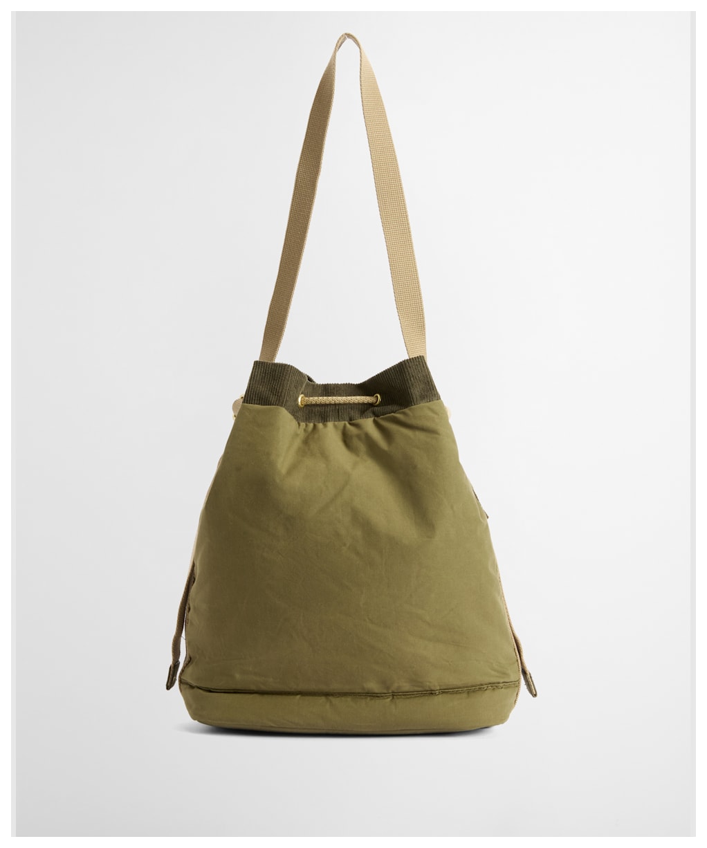 Women's Barbour Mia Drawstring Tote Bag - Dusky Khaki