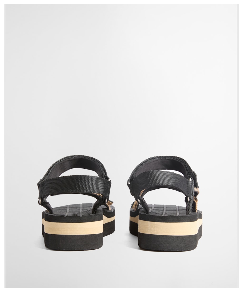 Women's Barbour Mila Sandal - Black / Dress Tartan