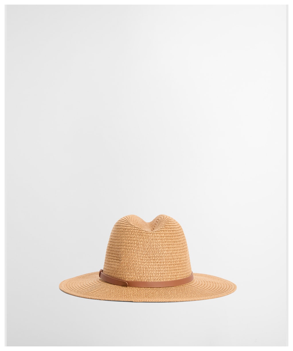Women's Barbour Evelyn Braid Trilby Hat - Tan