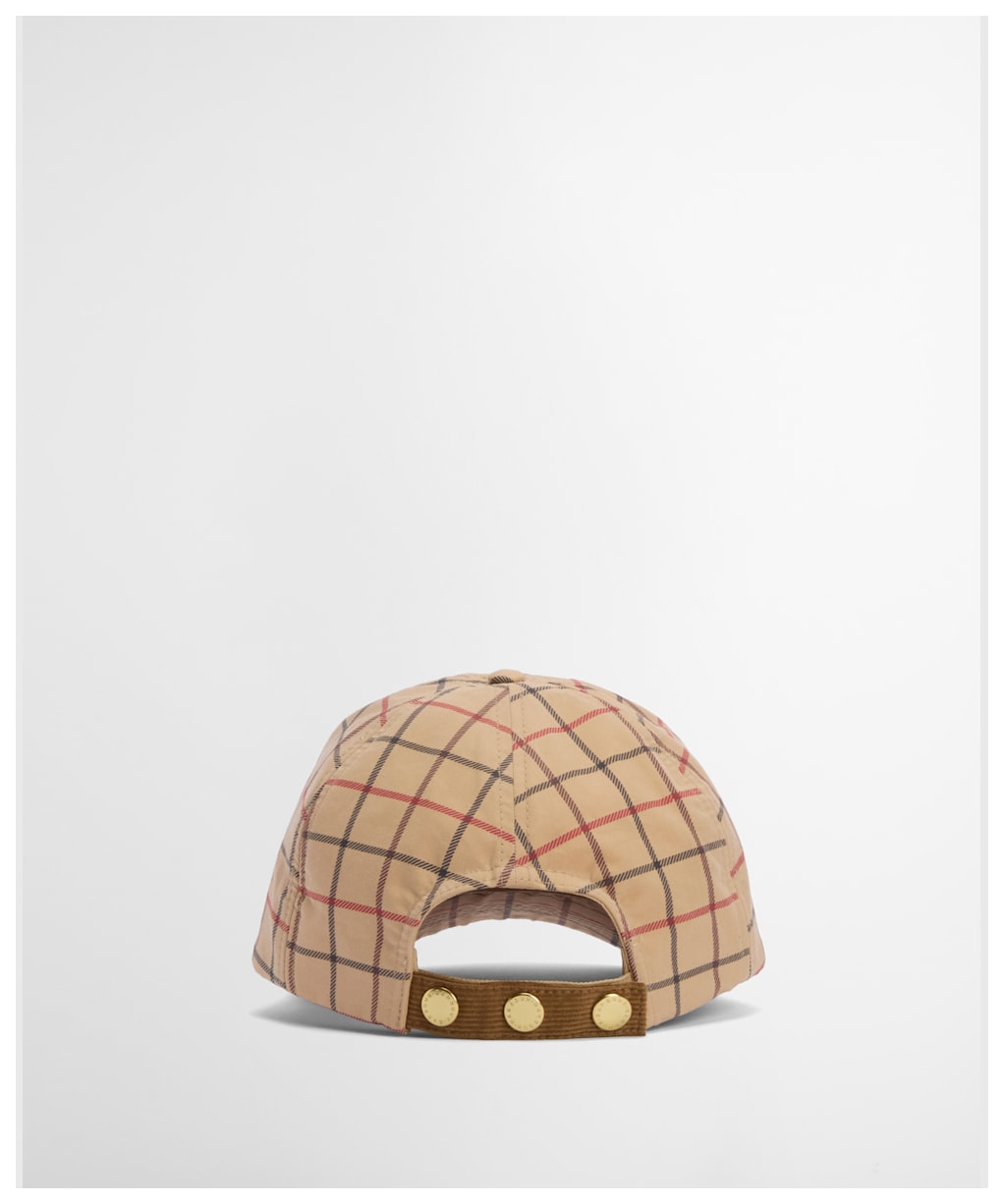Women's Barbour Mackworth Cap - Beige Tattersall
