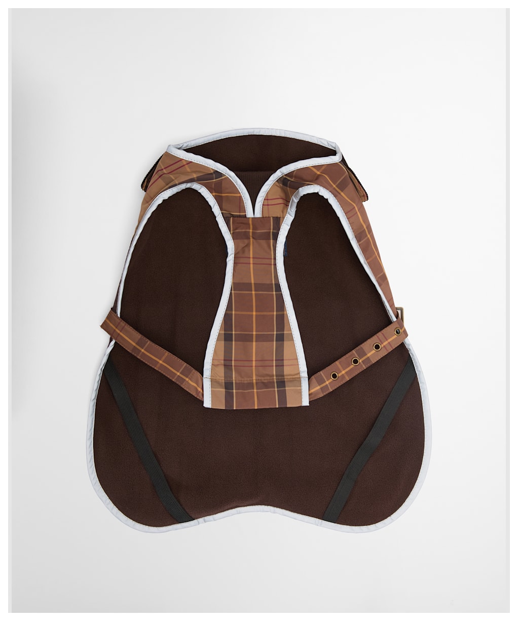 Barbour Tartan Waterproof Dog Coat - Muted Tartan