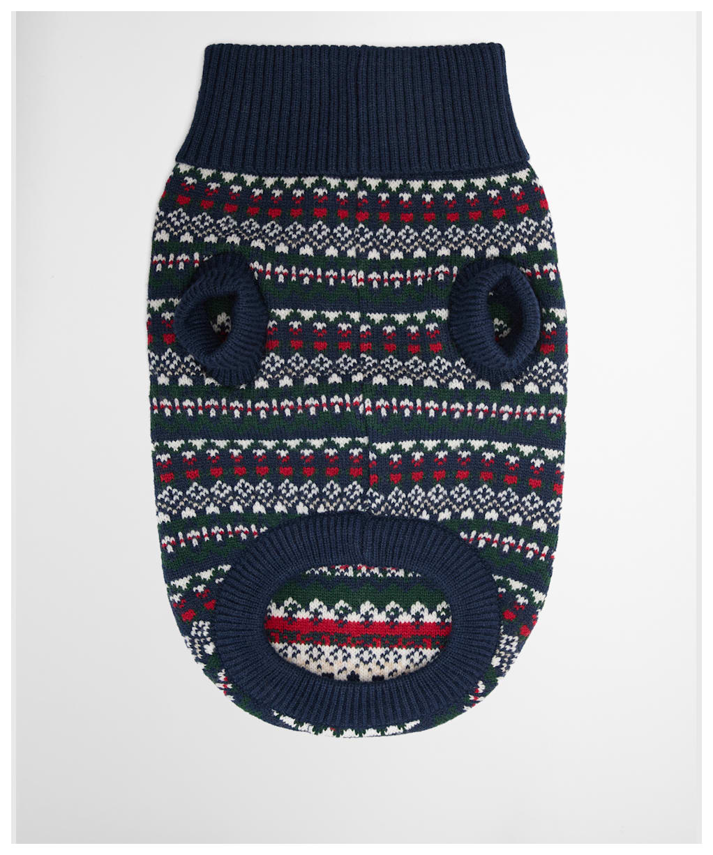 Barbour Marlow Fair Isle Dog Jumper - NAVY FESTIVE