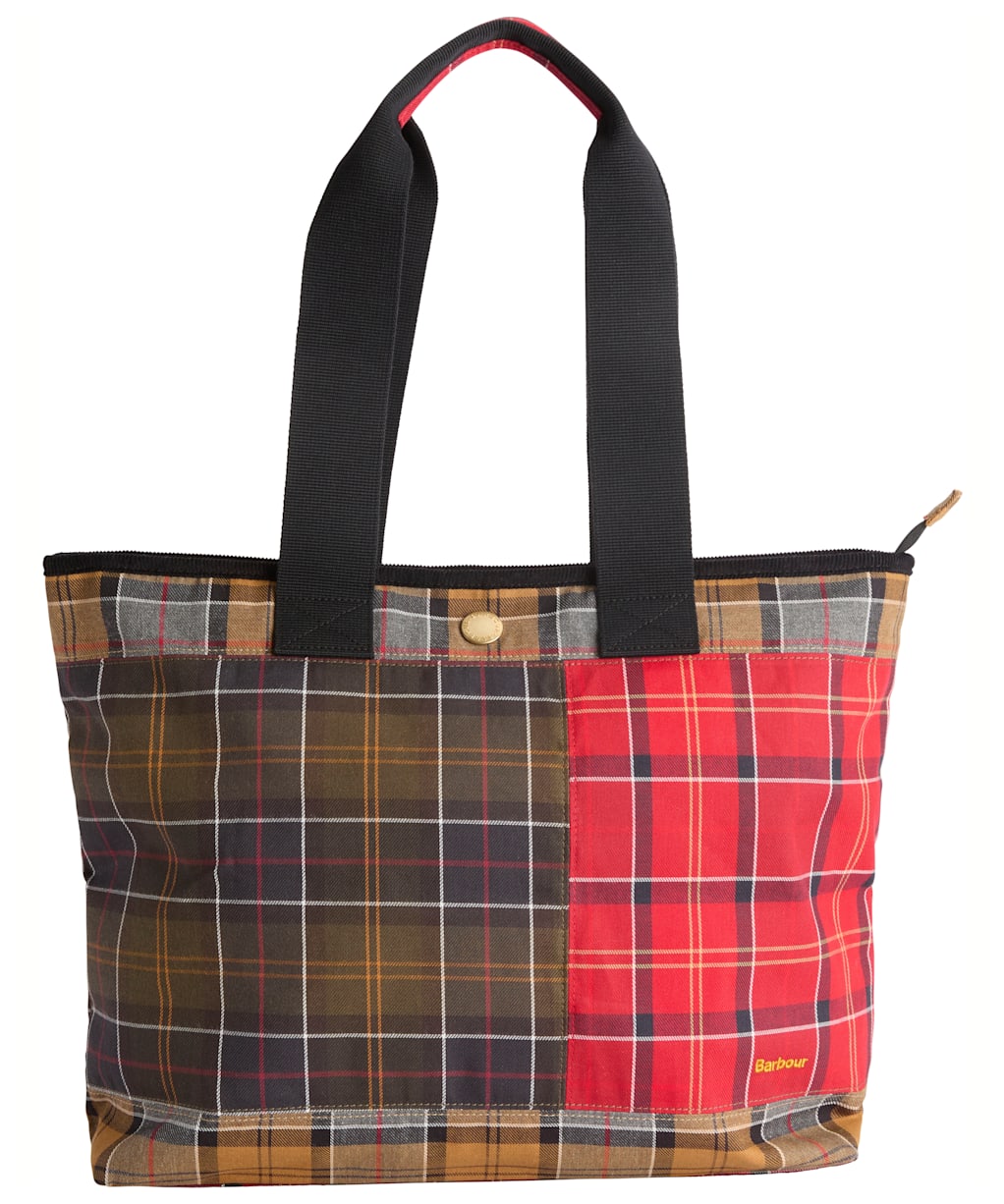 Women's Barbour Mya Patchwork Tote Bag - CLASSIC/CARDINA
