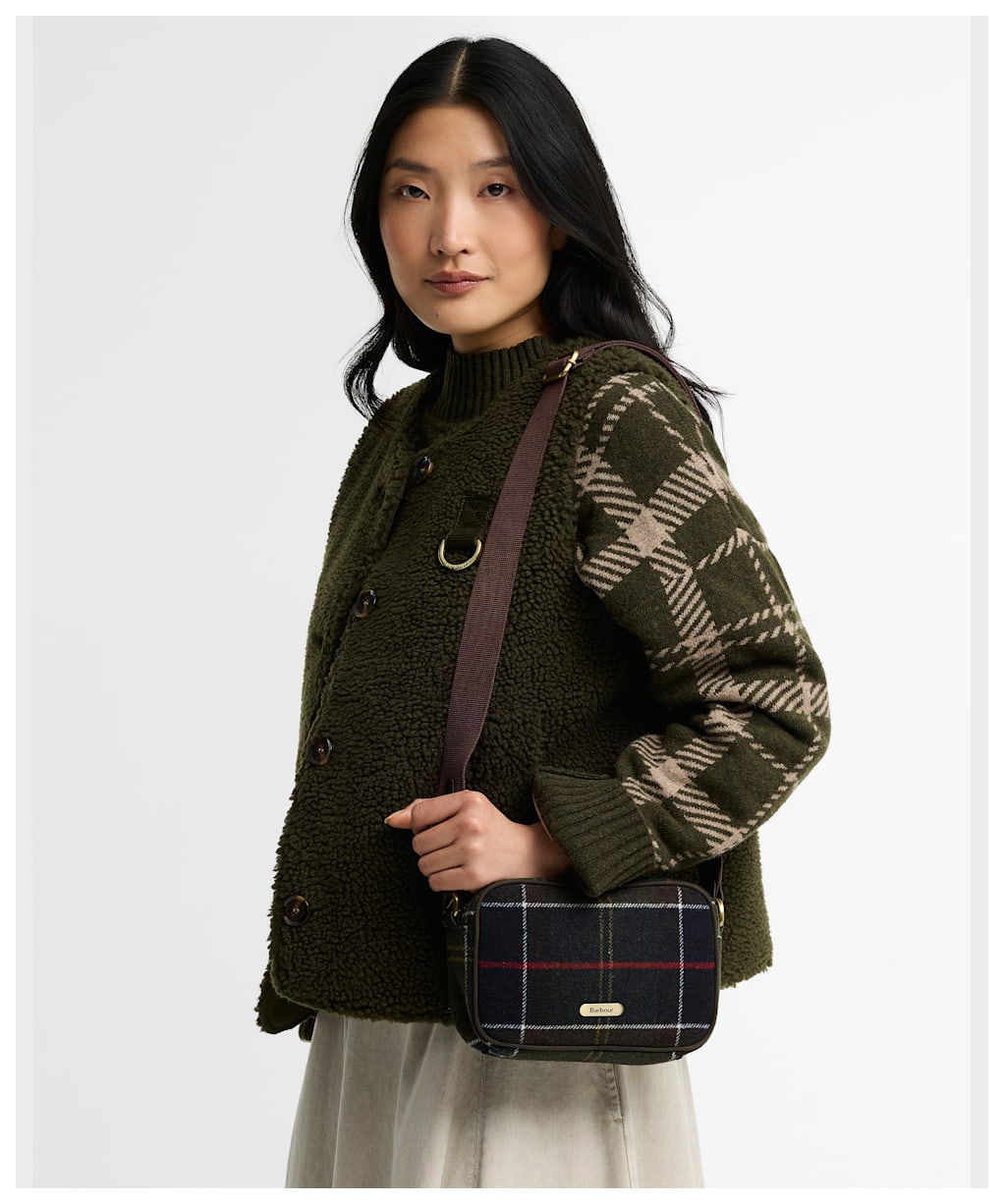 Women's Barbour Contin Tartan Mini Crossbody Bag - Classic Tartan