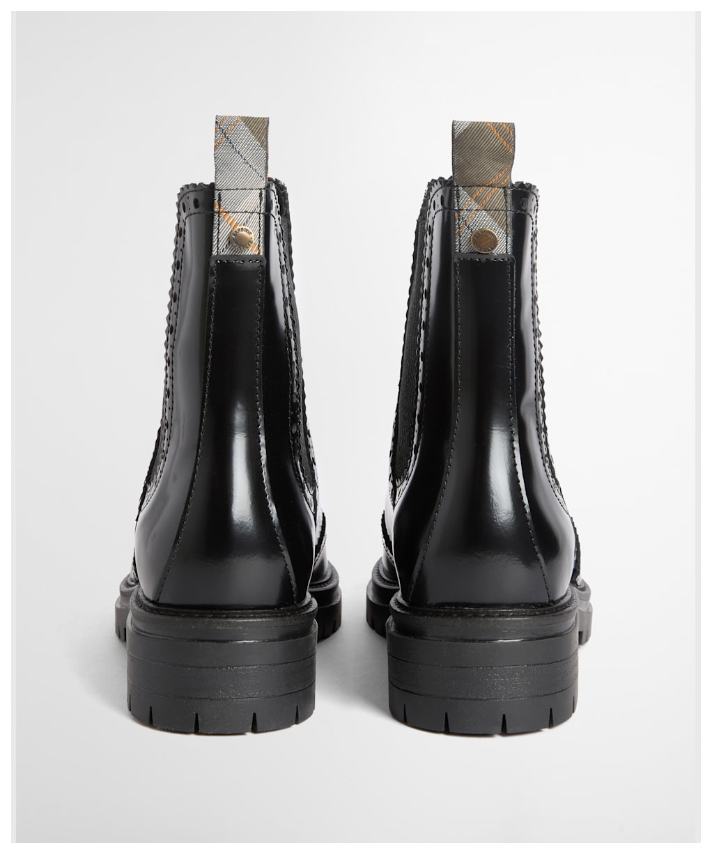 Women's Barbour Fawne Chelsea Boots - Black Glace
