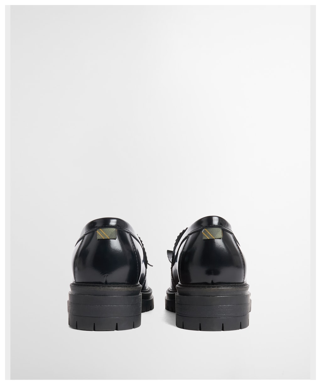 Women's Barbour Ava Loafers - Black Glace