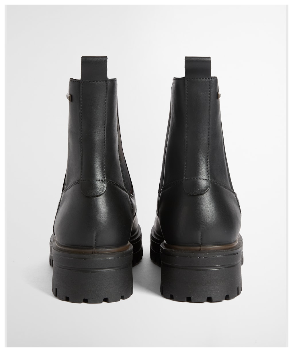 Women's Barbour Amberley Chelsea Boots - Black Leather