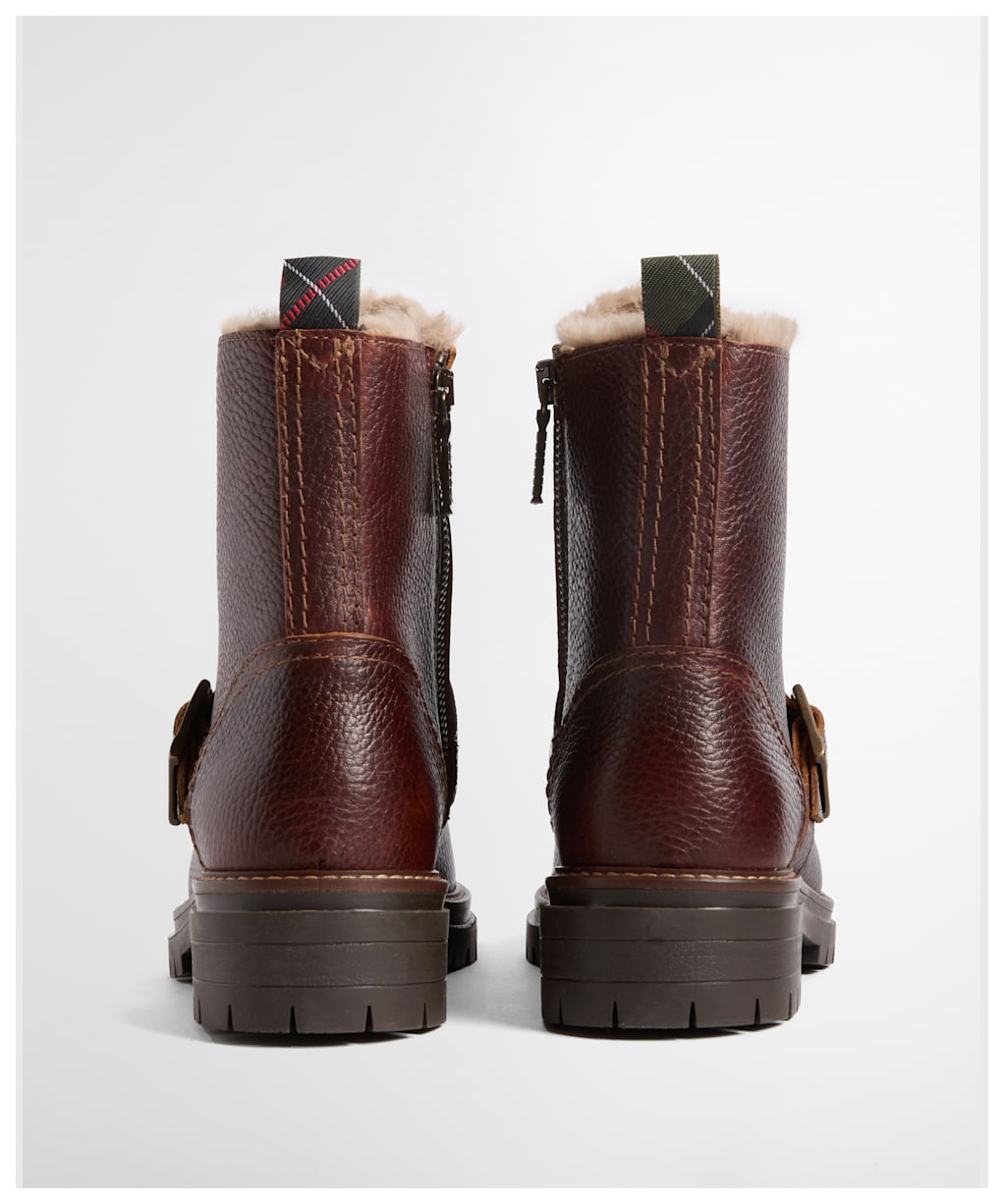 Women's Barbour Pendle Boots - Brown Leather