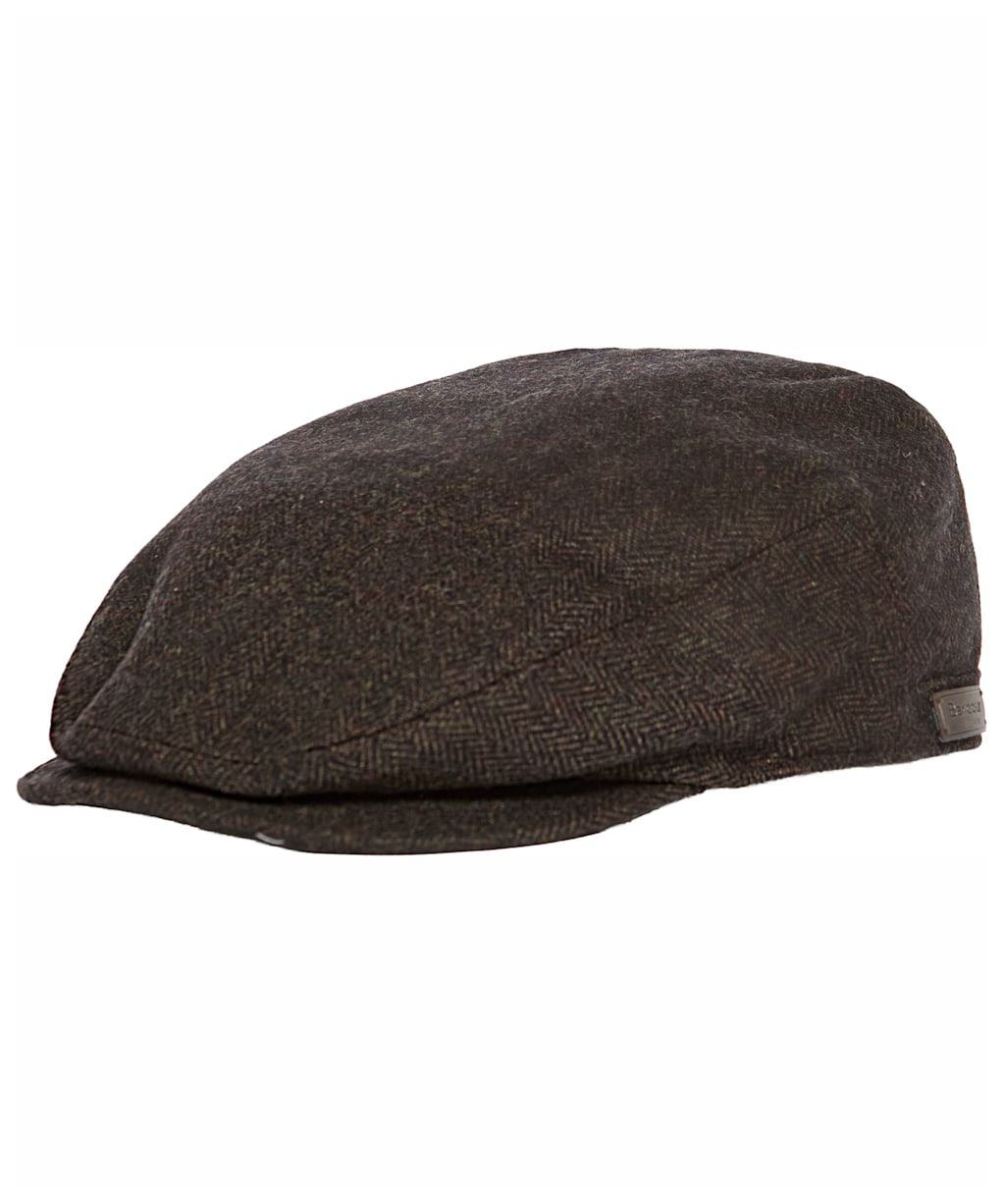 Men's Barbour Barlow Flat Cap - Brown