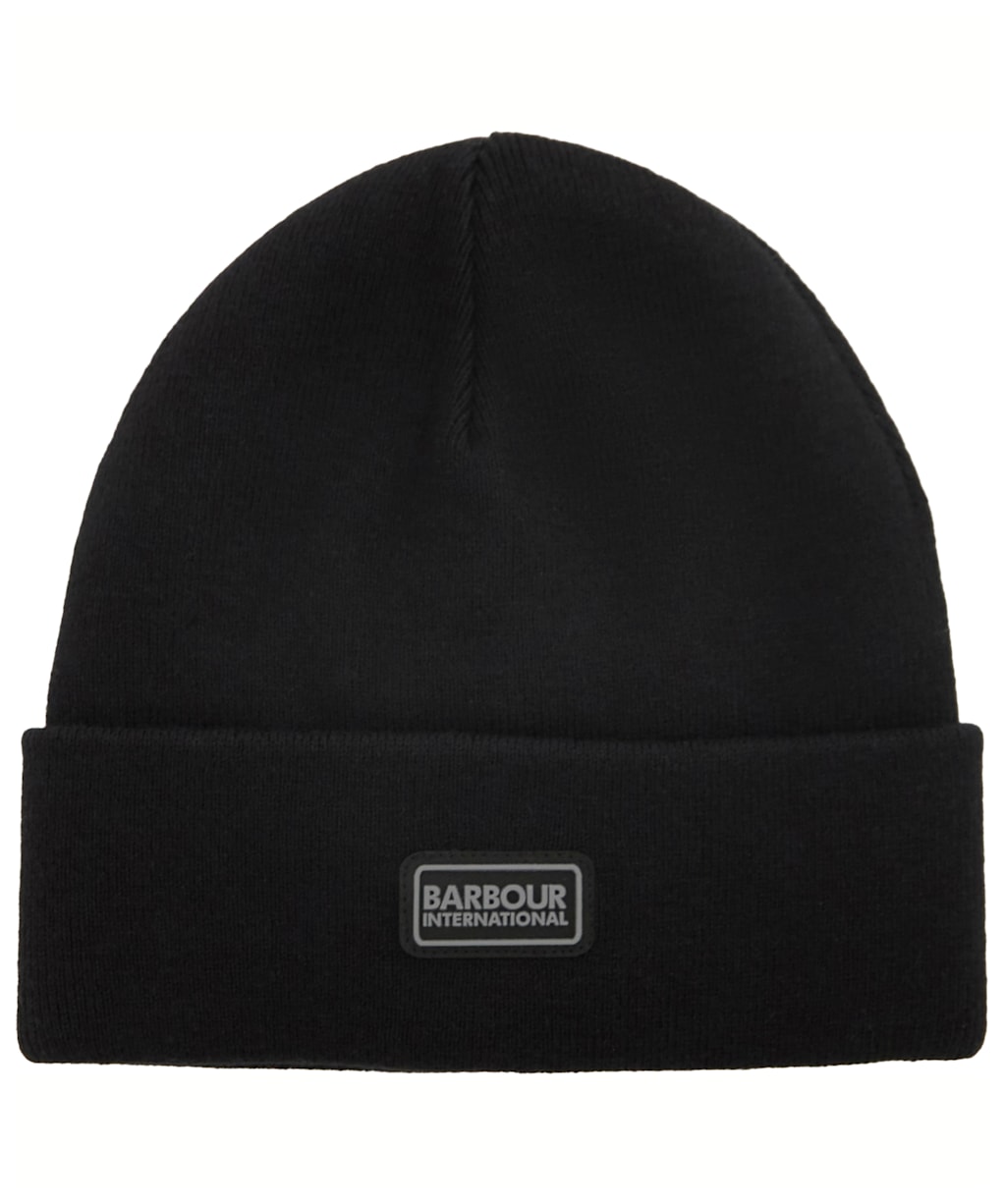 Men's Barbour International Sensor Legacy Beanie - Black / Gunmetal