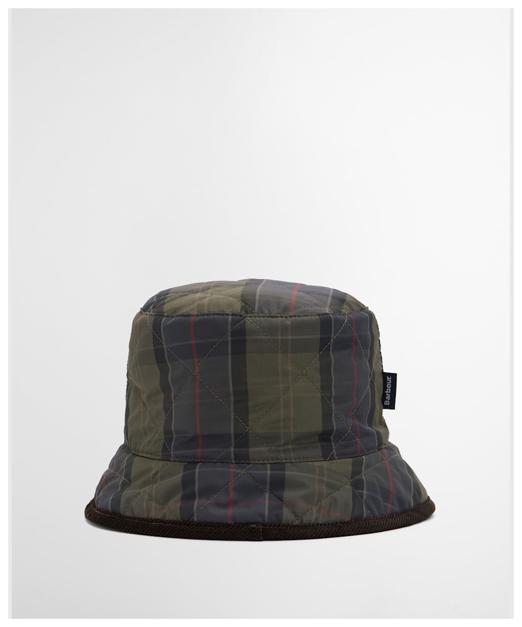 Men's Barbour Liddesdale Reversible Bucket Hat - Olive / Shadow Classic