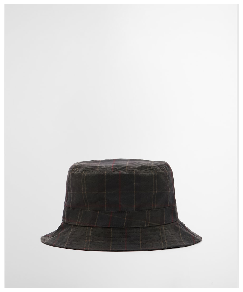 Men's Barbour Haydon Tartan Bucket Hat - Dark Classic Tartan