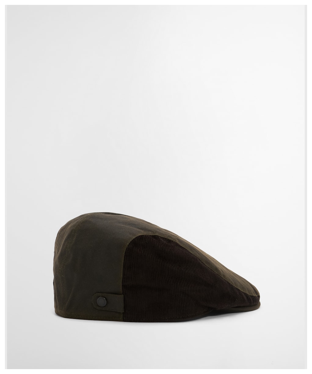 Men's Barbour Ashby Flat Cap - Olive
