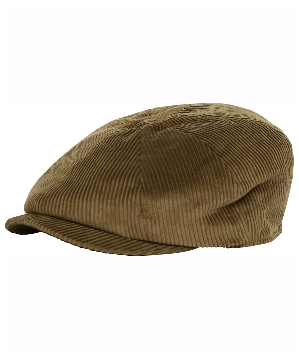 Men's Barbour Westdale Baker Boy Cap - Olive