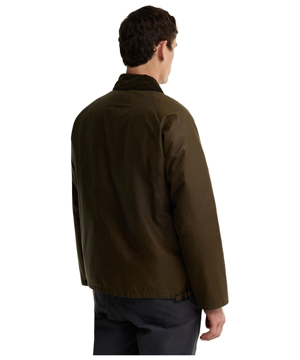 Men's Barbour Re-Engineered Durran Waxed Jacket - Beech