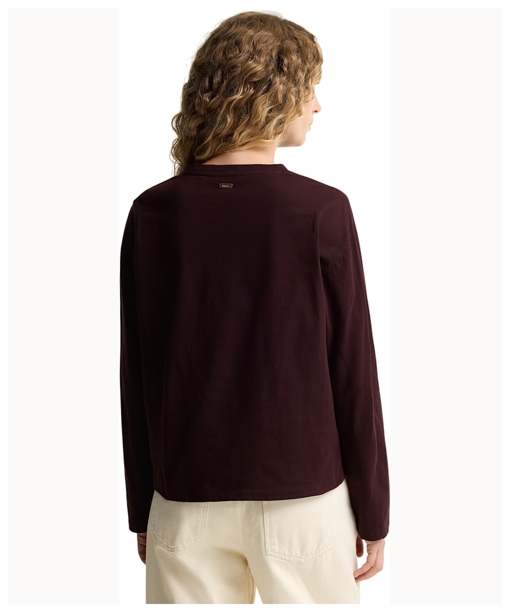 Women's Barbour Amesbury Long Sleeve T-Shirt - Fig