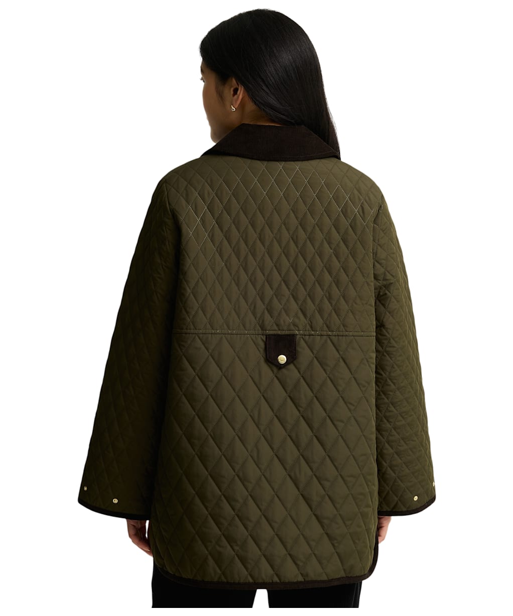 Women's Barbour Whickham Quilted Jacket - Olive / Shadow Classic