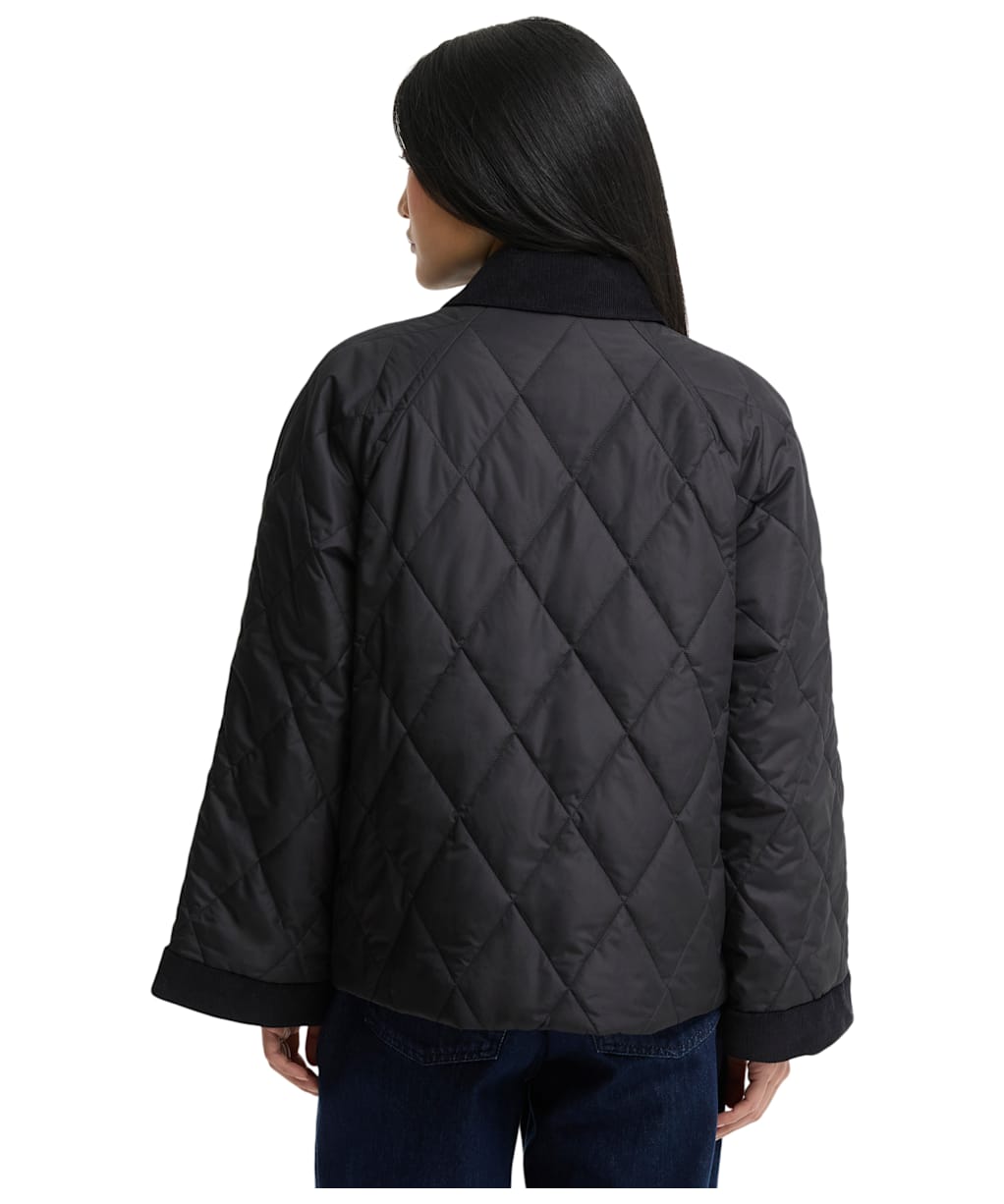 Women's Barbour Kilnwick Quilted Jacket - Black / Ancient 