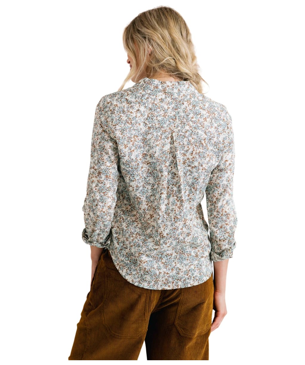  Women's Lily & Me Patsy Painter's Posy Shirt - Powder Blue