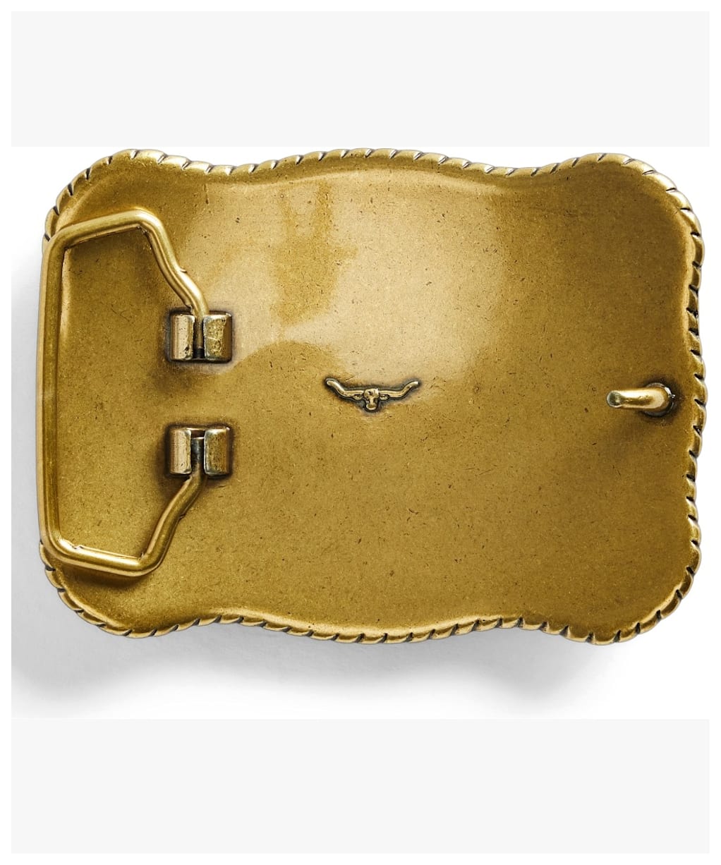 R.M. Williams Cloudbuster Trophy Belt Buckle - Antique Brass