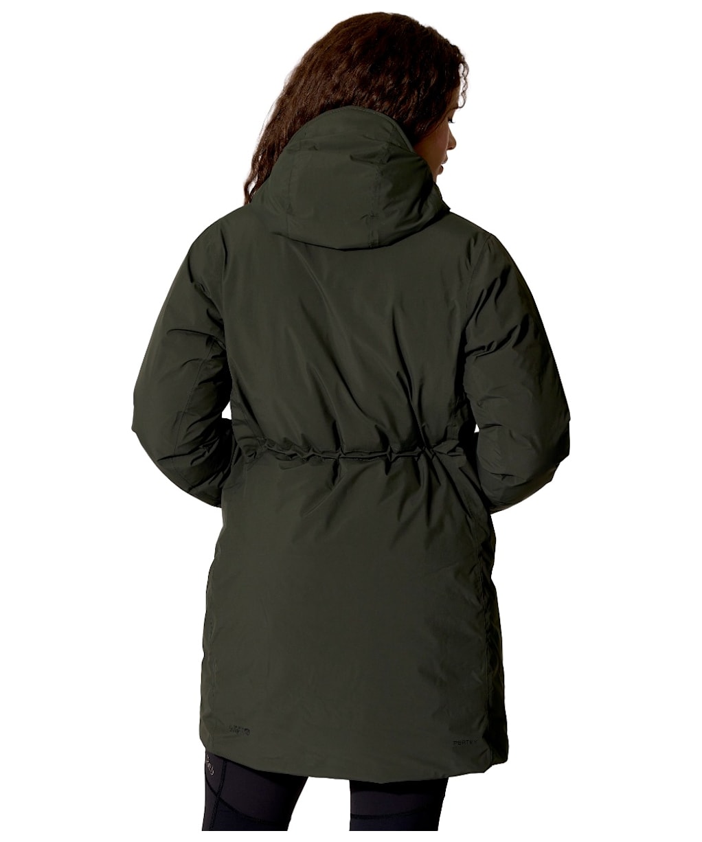  Women's Rab Valiance Waterproof Down Parka - Dark Army