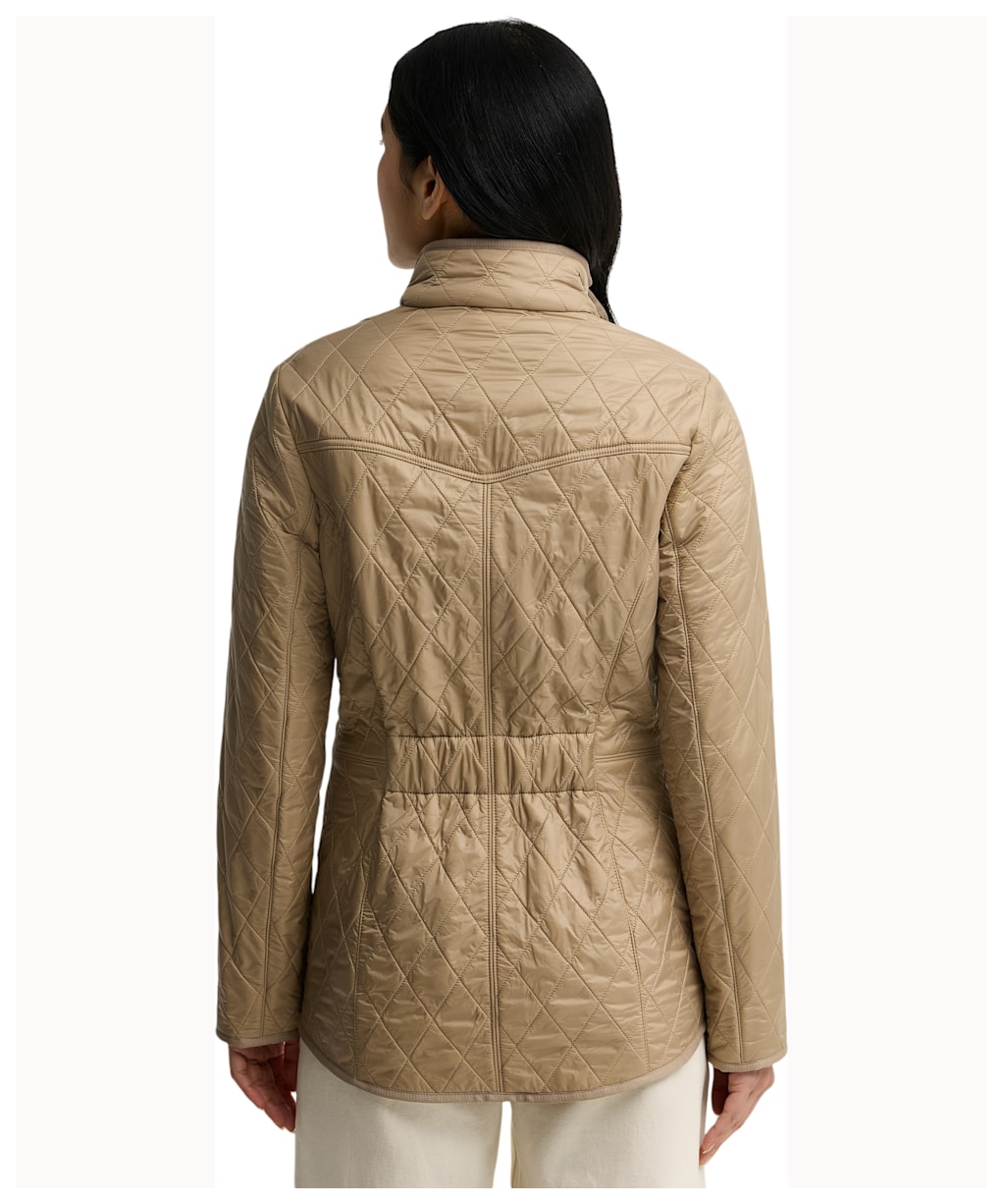 Women's Barbour Cavalry Polarquilt Jacket - LT TRENCH/PEARL