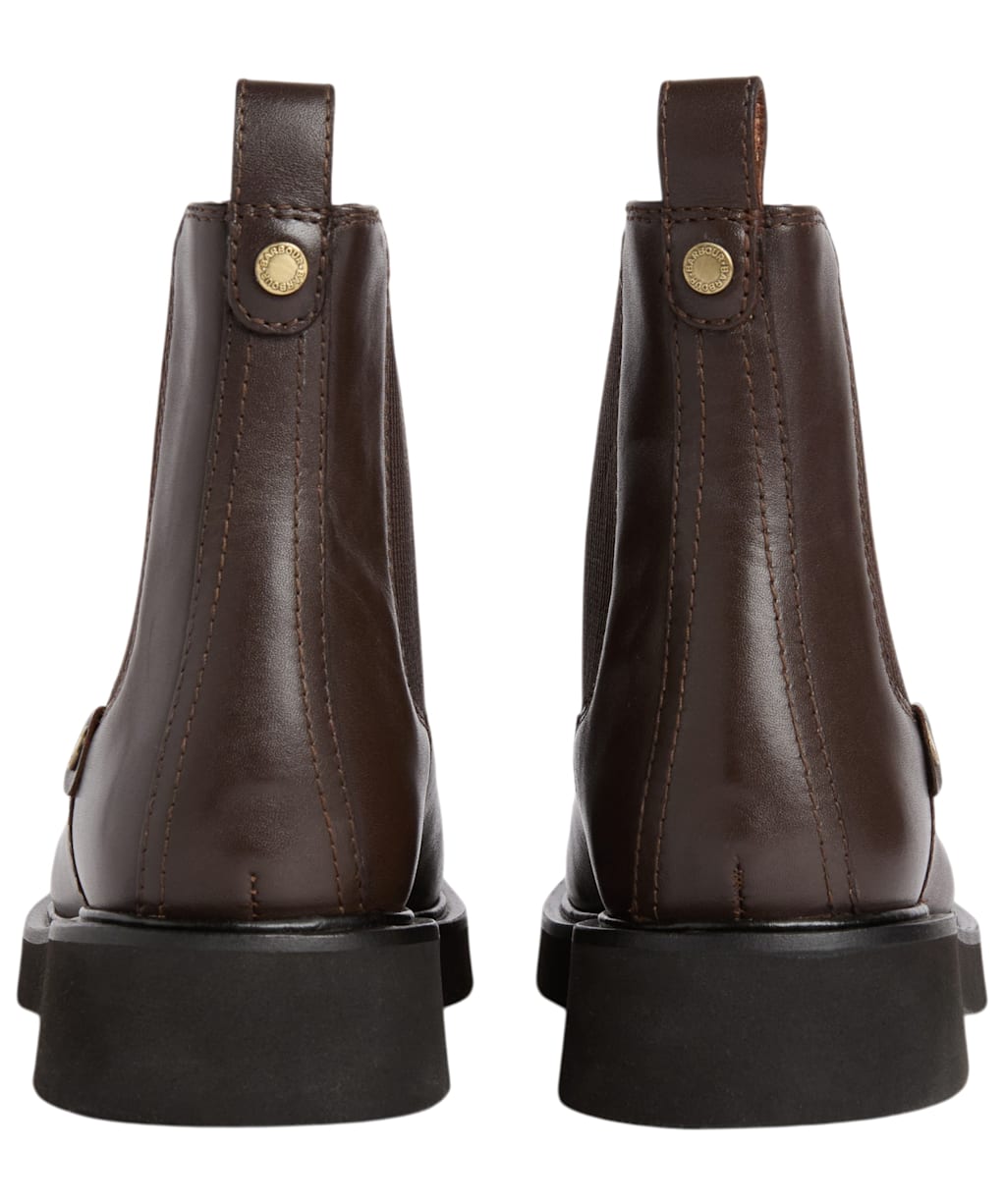 Women's Barbour Delfina Chelsea Boots - Dark Chocolate
