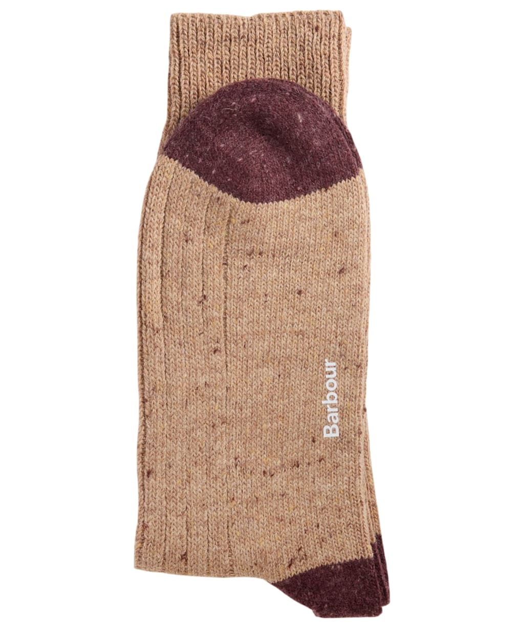 Men's Barbour Houghton Socks - Military Brown