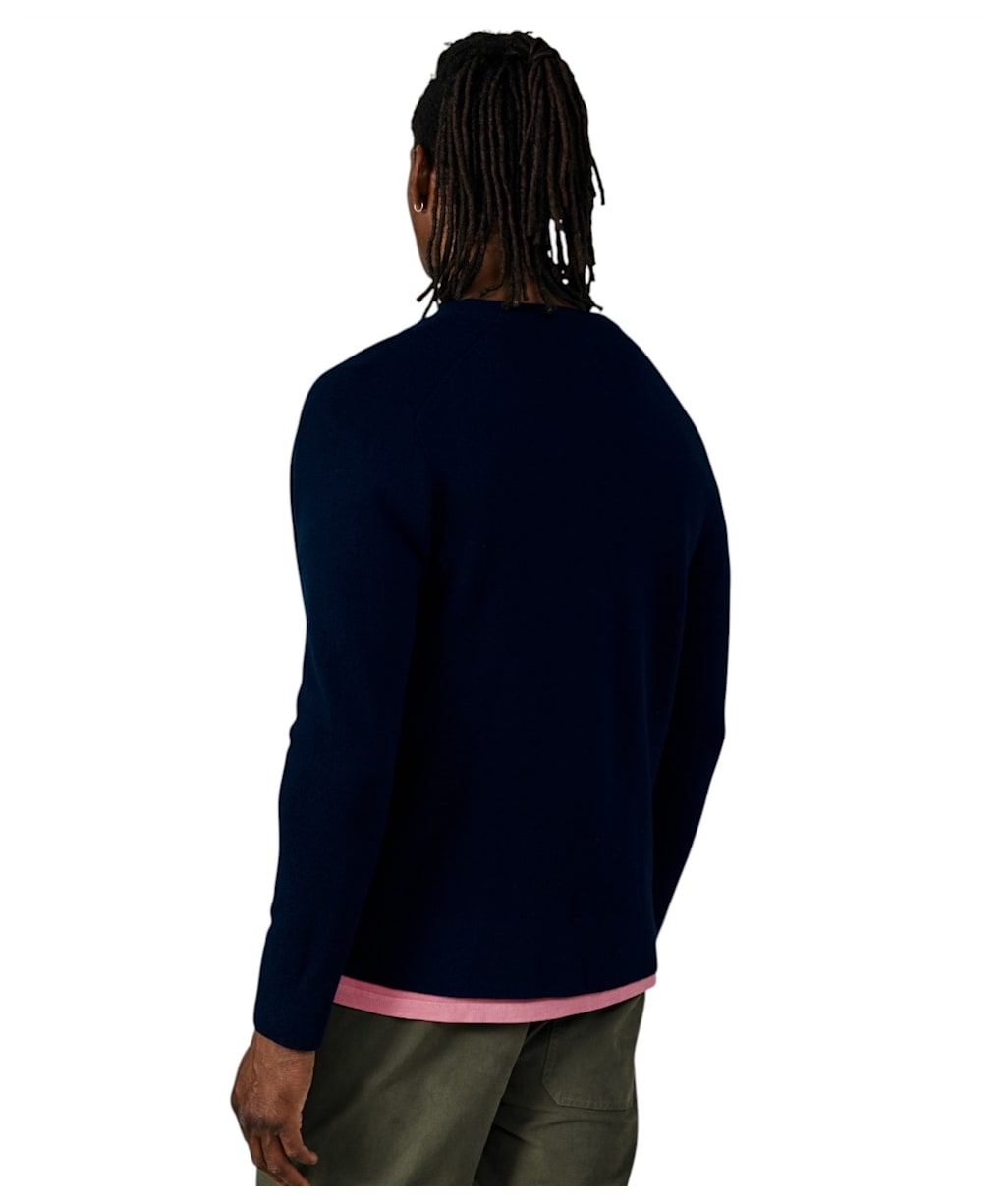 Men's Aubin Simpson Cardigan - Navy