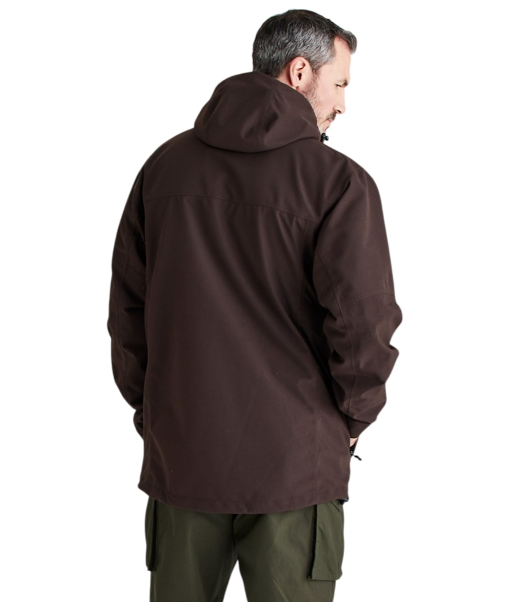 Men's Ridgeline Cambrian Waterproof Smock With Zip - Deep Bark