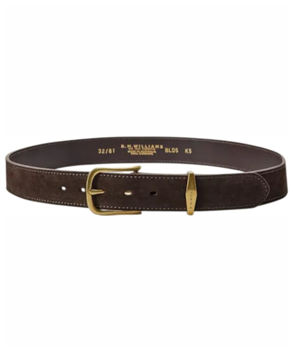 Women's R.M. Williams Cassidy 1" 1/4 Leather Belt - Chocolate