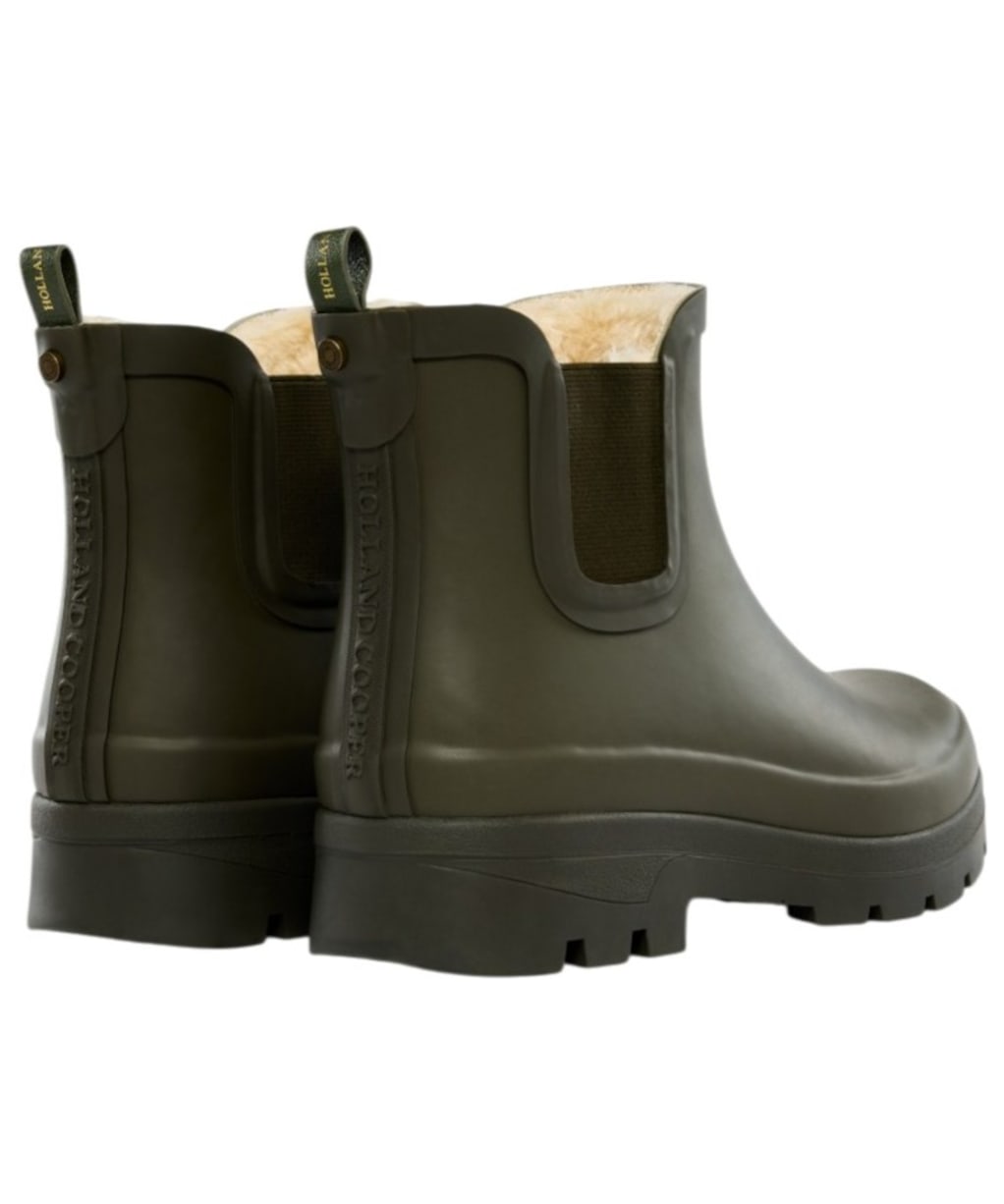 Women's Holland Cooper Sherpa Lined Chunky Chelsea Wellington