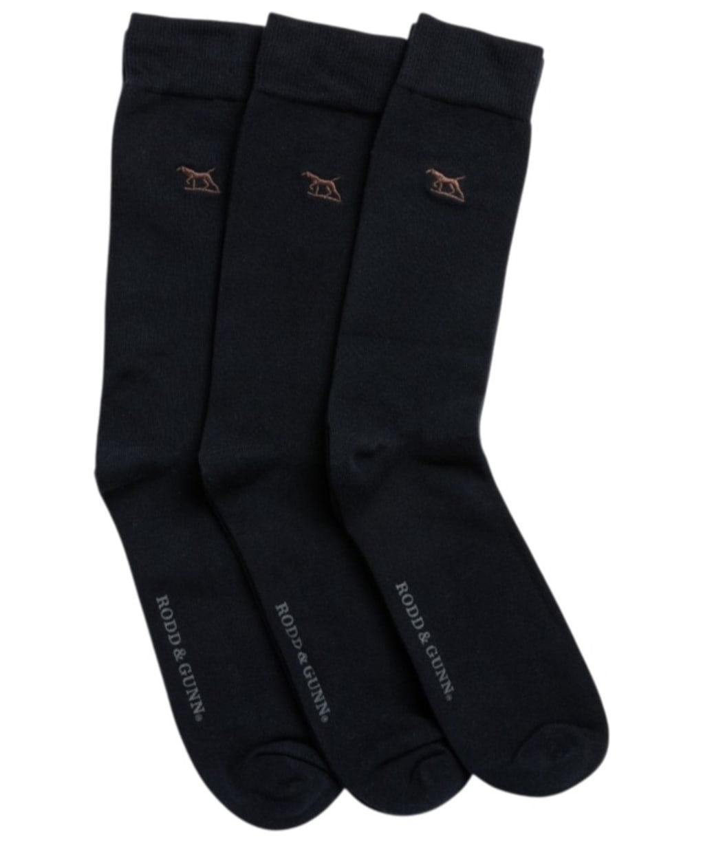 Men's Rodd & Gunn Dry Plains Socks - 3 Pack - Marine