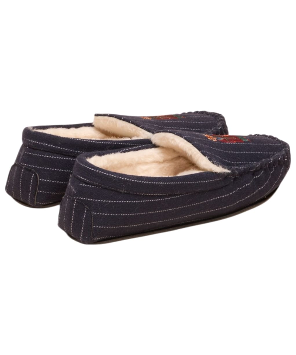 Men's Joules Moccasin Slippers - Navy Fox