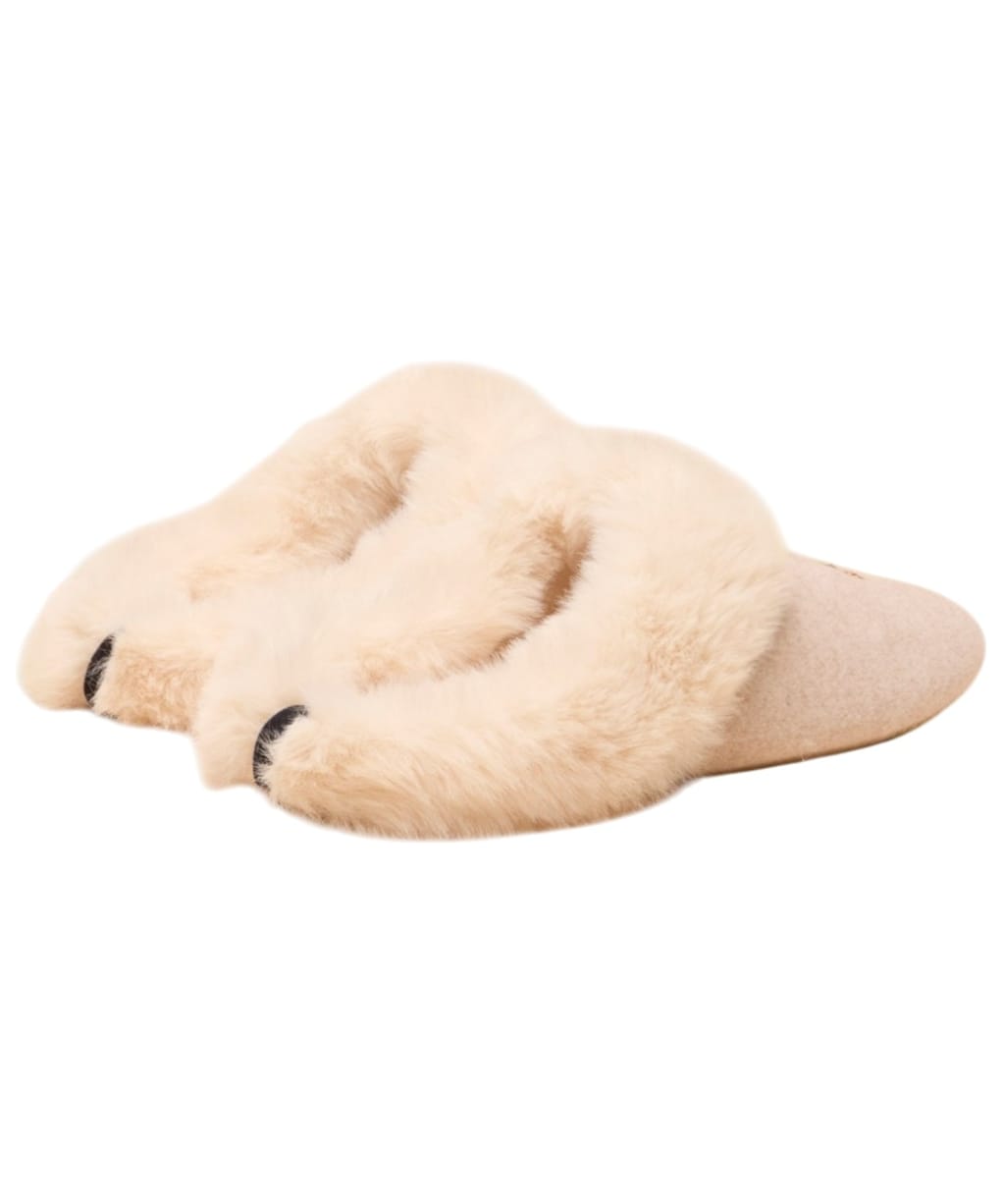 Women's Joules Slippet Luxe - Oat Dog
