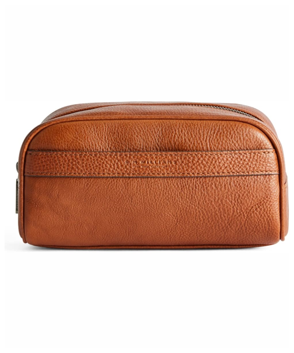 Men's R.M. Williams Farrier Leather Toiletry Bag - Tan
