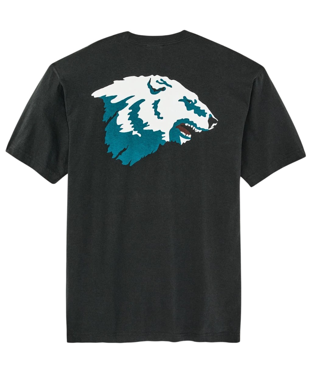 Men's Filson Short Sleeve Polar Bear Graphic T-Shirt - Faded Black