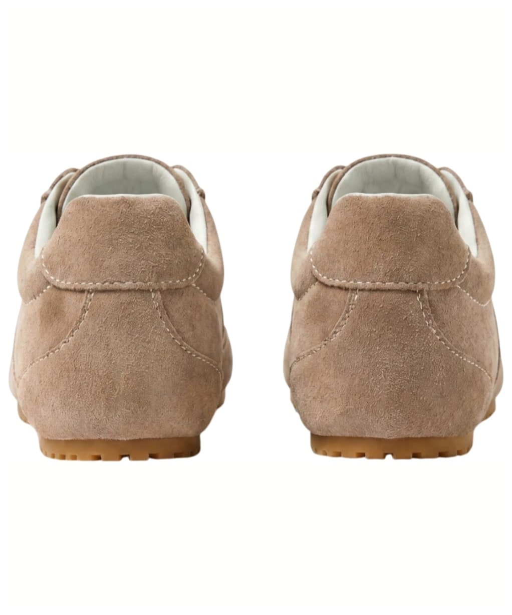 Women's Holland Cooper Highgate Trainers - Taupe Suede