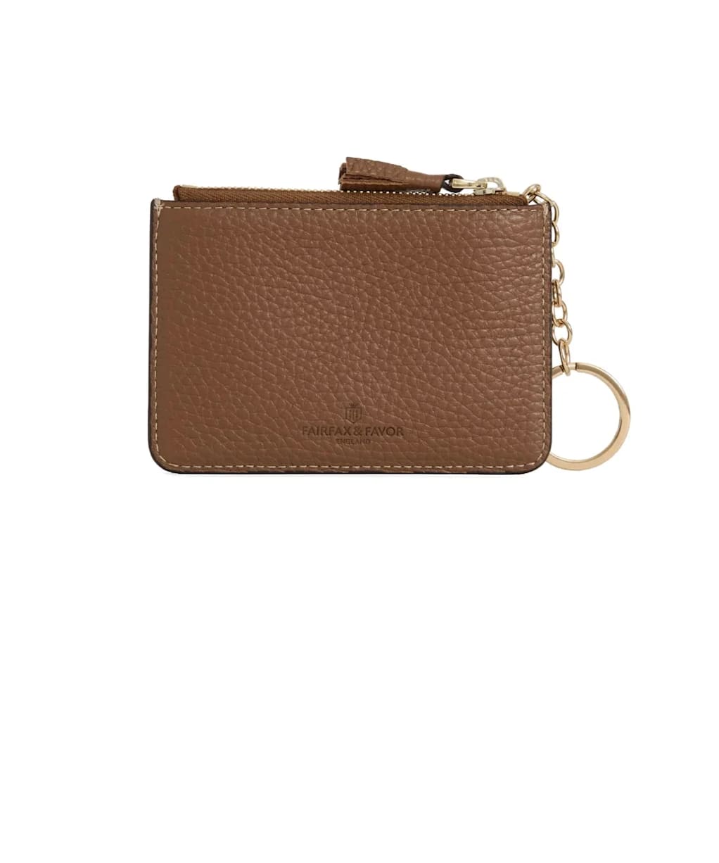 Fairfax & Favor Mini Keyring Purse - Tan