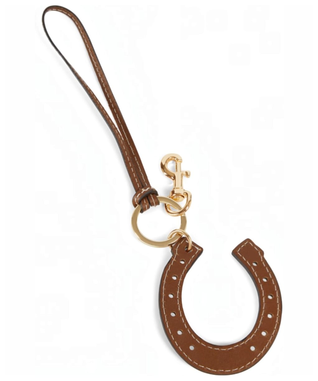 Fairfax & Favor Horse Shoe Bag Charm - Tan