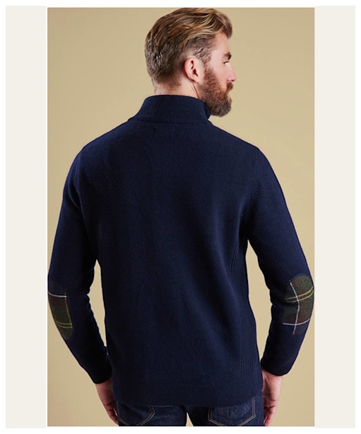 Men’s Barbour Holden Half Zip Sweater - Navy