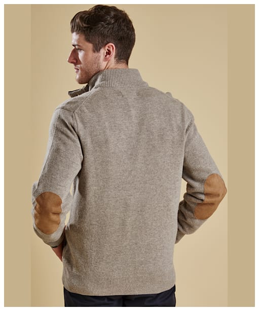 Men's Barbour Patch Zip Through Sweater
