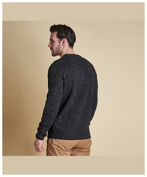 Men’s Barbour Tisbury Crew Neck Sweater - Black