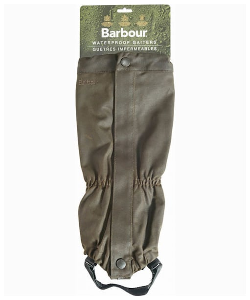 Barbour Waxed Cotton Gaiters - Olive