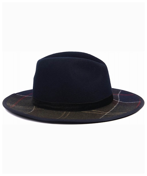 Women’s Barbour Thornhill Fedora Hat - Navy / Classic