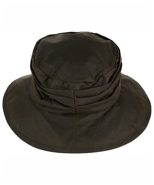 Women's Barbour Waxed Sports Hat - Olive